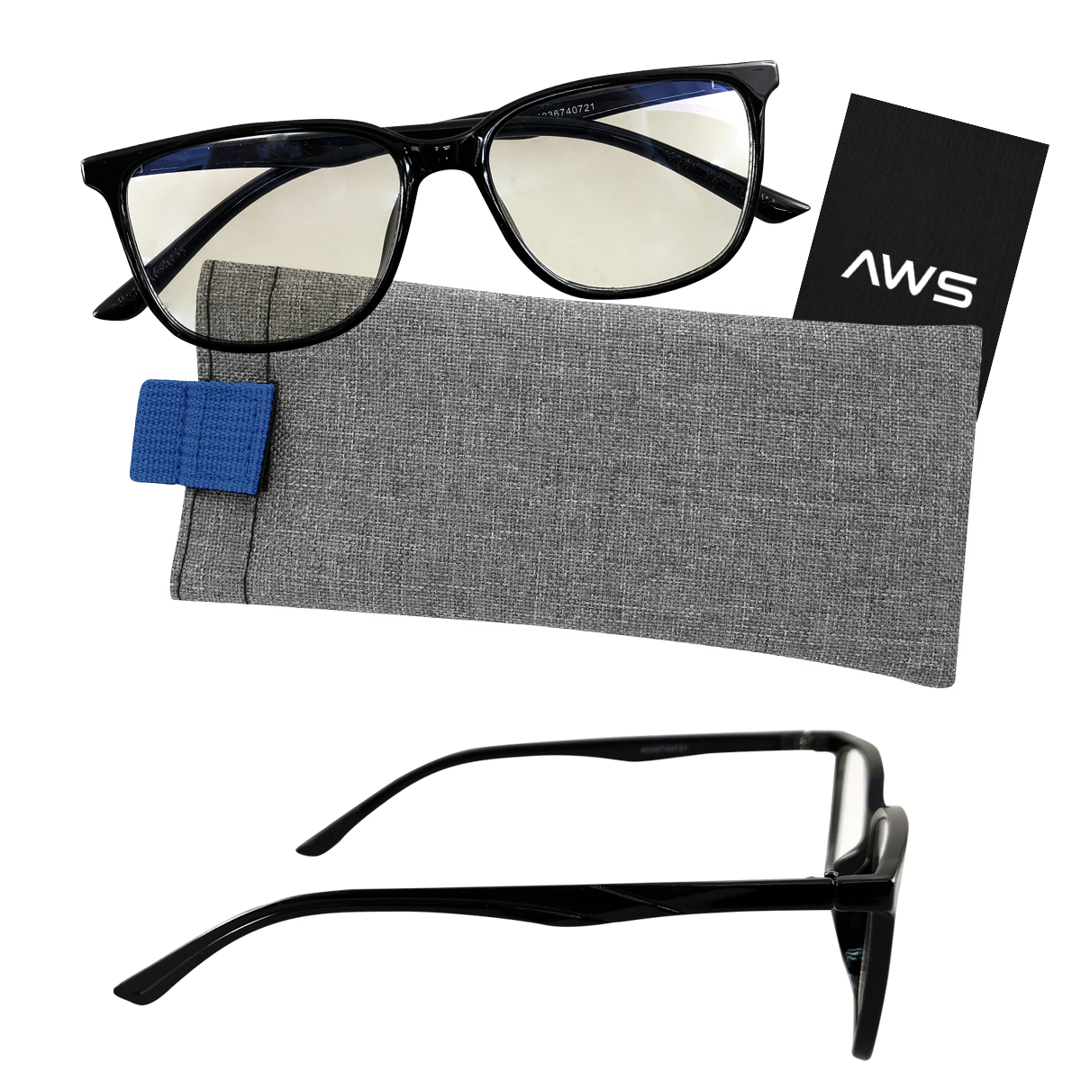 Picture of Aws Blue Light Blocking Glasses With Pouch