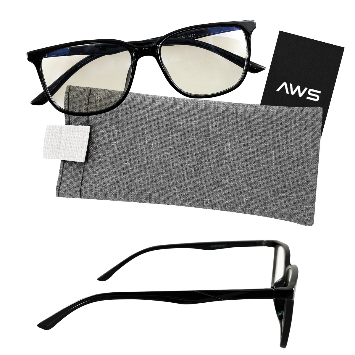 Picture of Aws Blue Light Blocking Glasses With Pouch