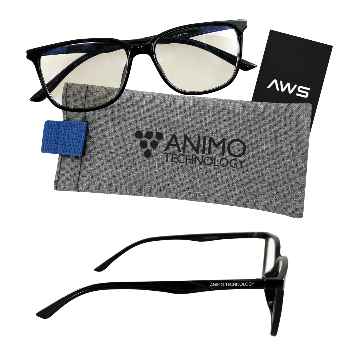 Picture of Aws Blue Light Blocking Glasses With Pouch