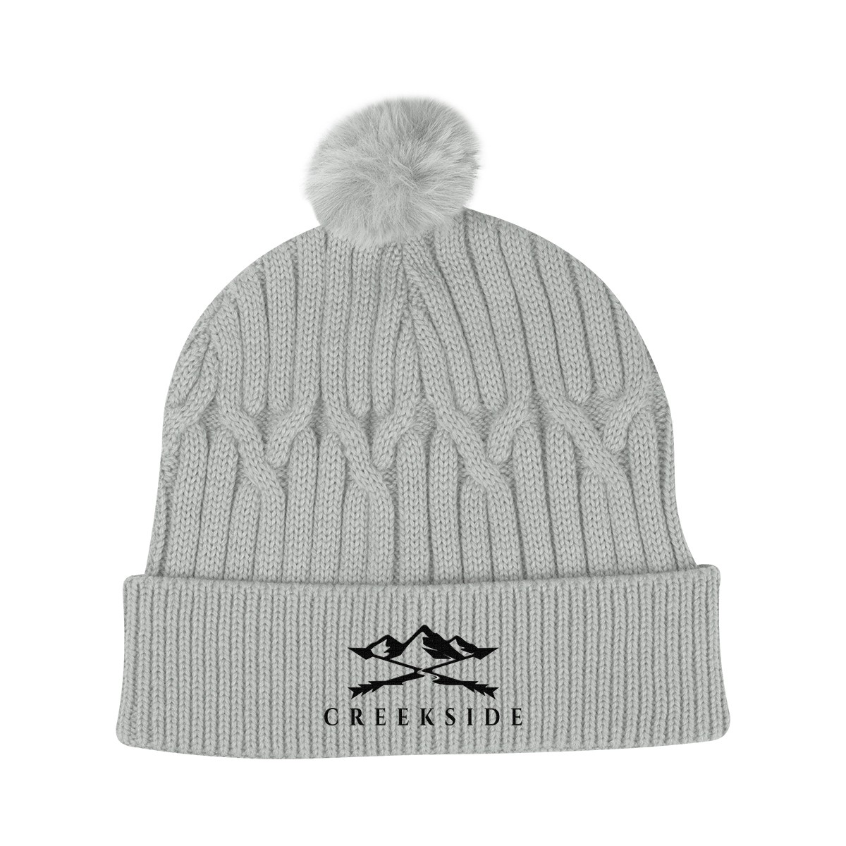 Picture of Courtney Cable Knit Rpet Pom Beanie