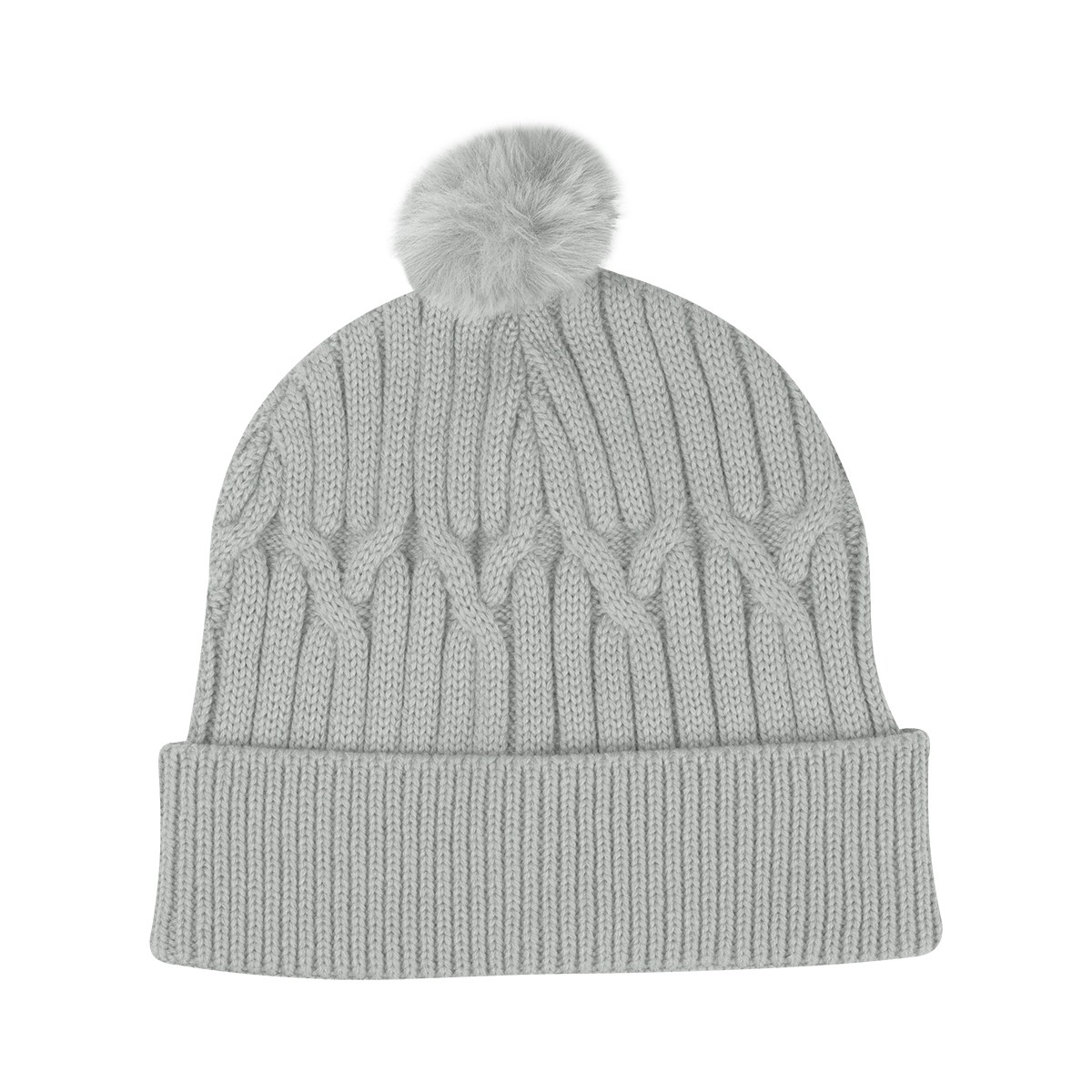 Picture of Courtney Cable Knit Rpet Pom Beanie