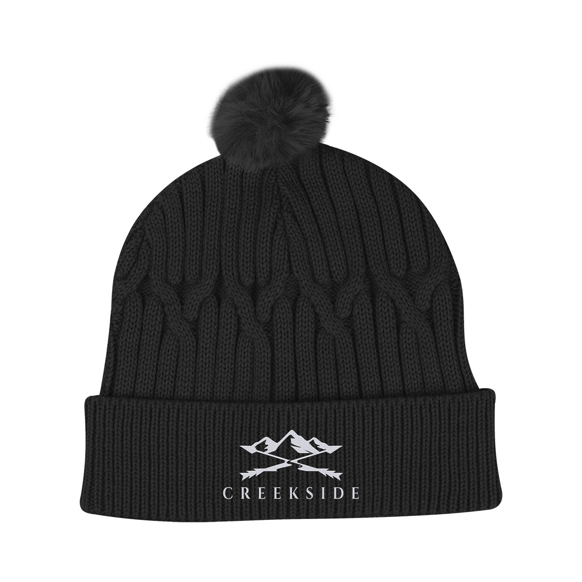 Picture of Courtney Cable Knit Rpet Pom Beanie
