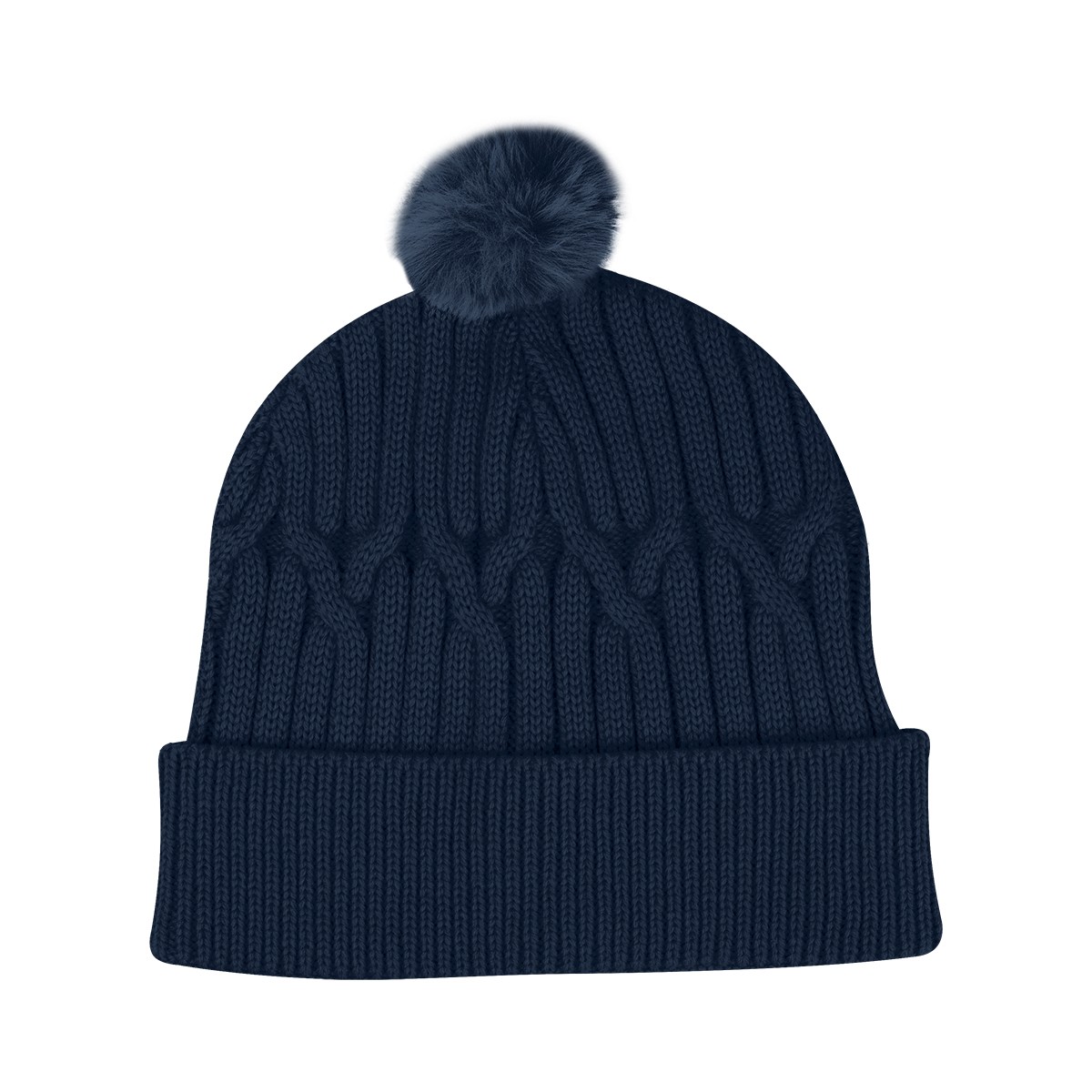 Picture of Courtney Cable Knit Rpet Pom Beanie