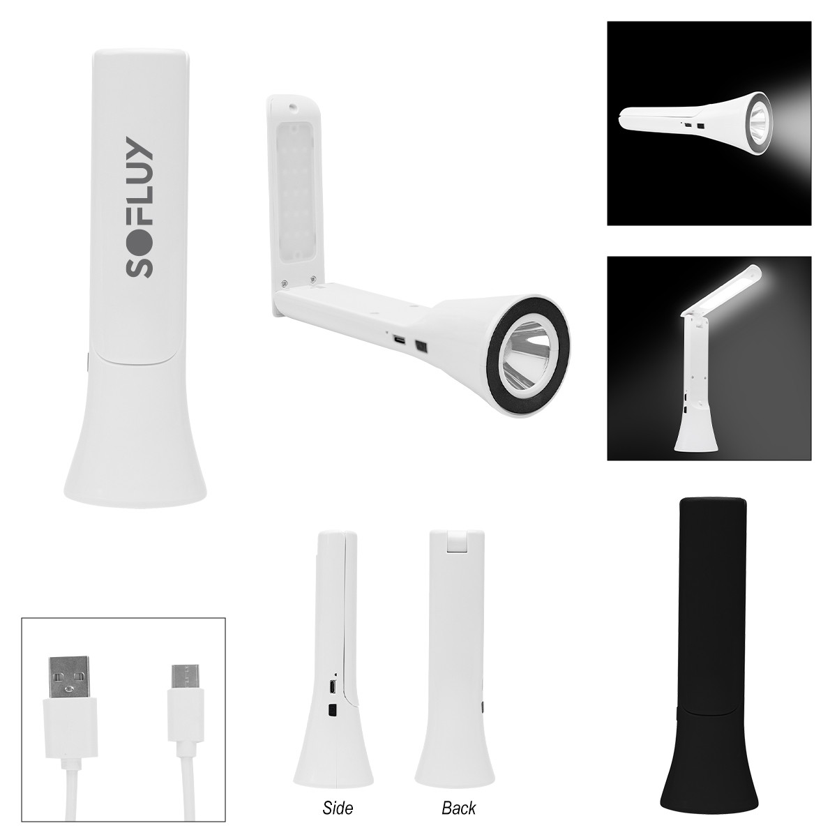 Picture of 2-in-1 Rechargeable Flashlight And Lamp