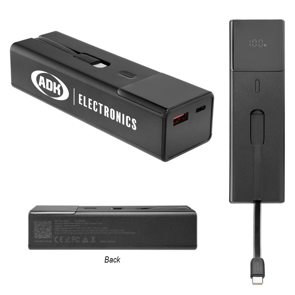 Picture of 10,000 Mah Super Charge 100w Laptop Power Bank