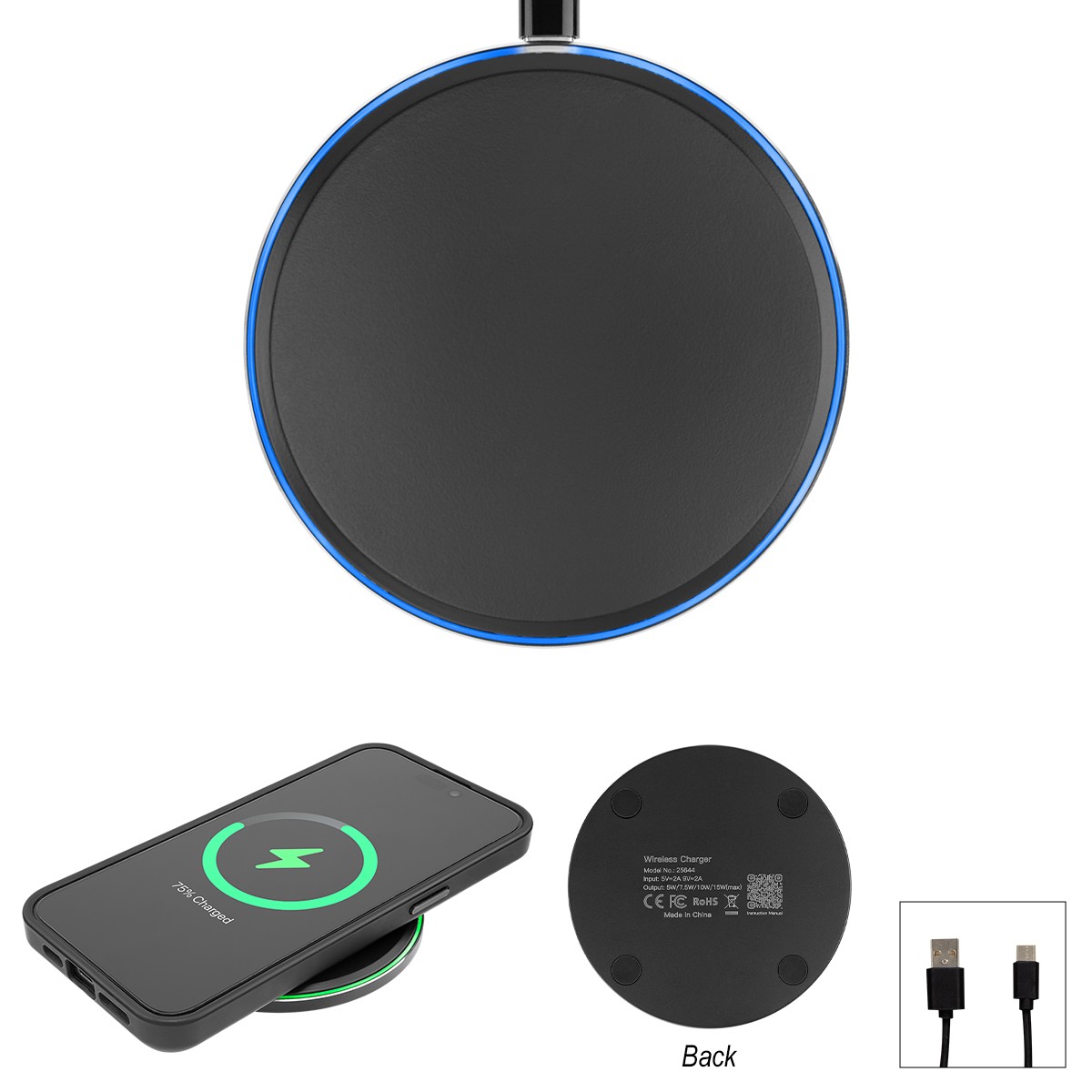 Picture of 15w Slim Wireless Charging Pad