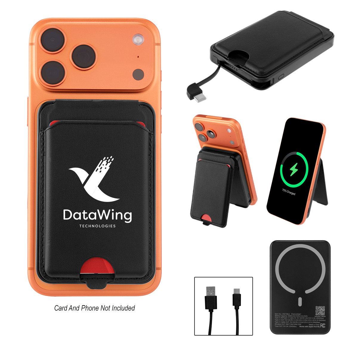Picture of 5,000 Mah Mag Max Charger & Card Wallet