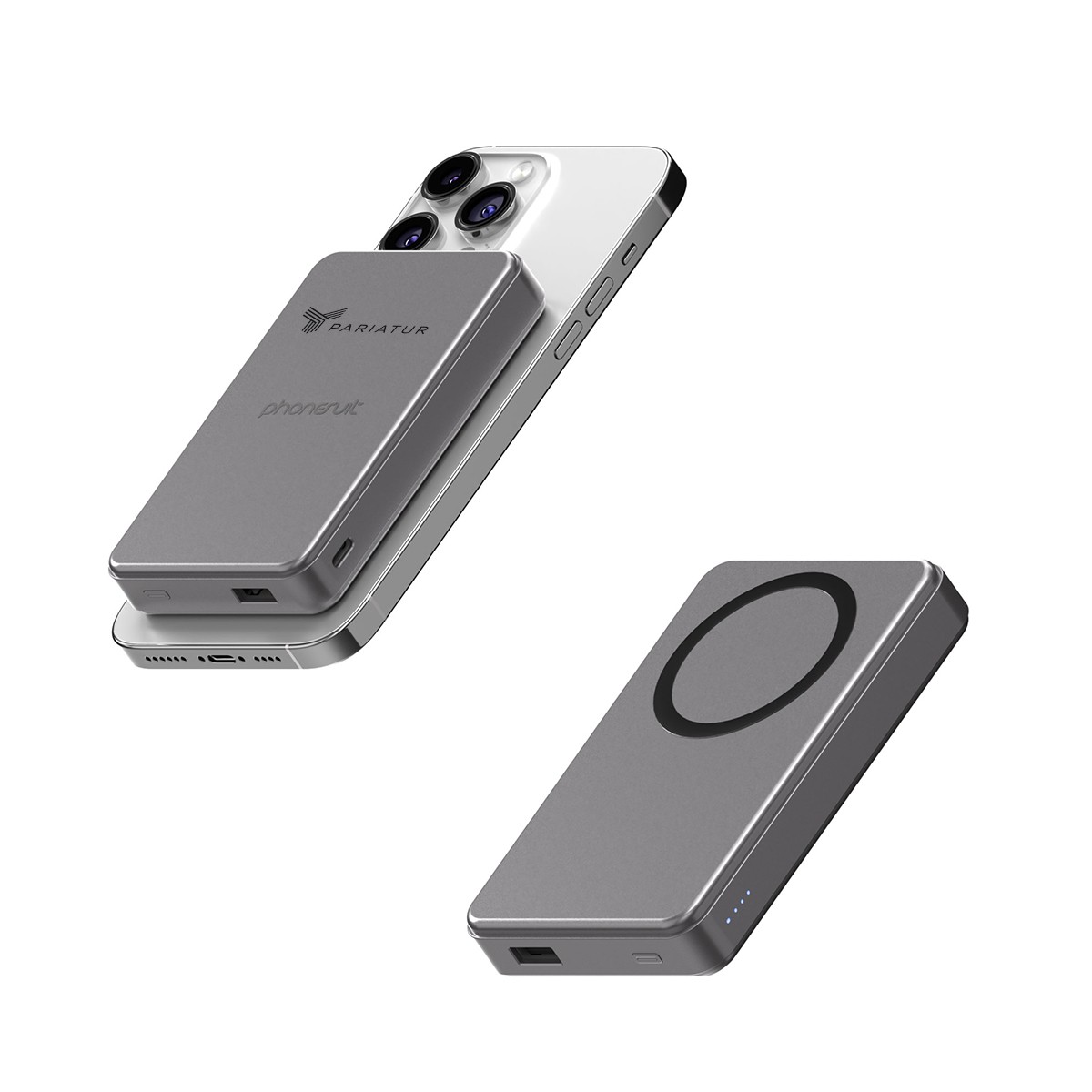Picture of 10,000 Mah Phonesuit® Elite Mag Qi2 Wireless Battery Pack & Portable Pocket Charger