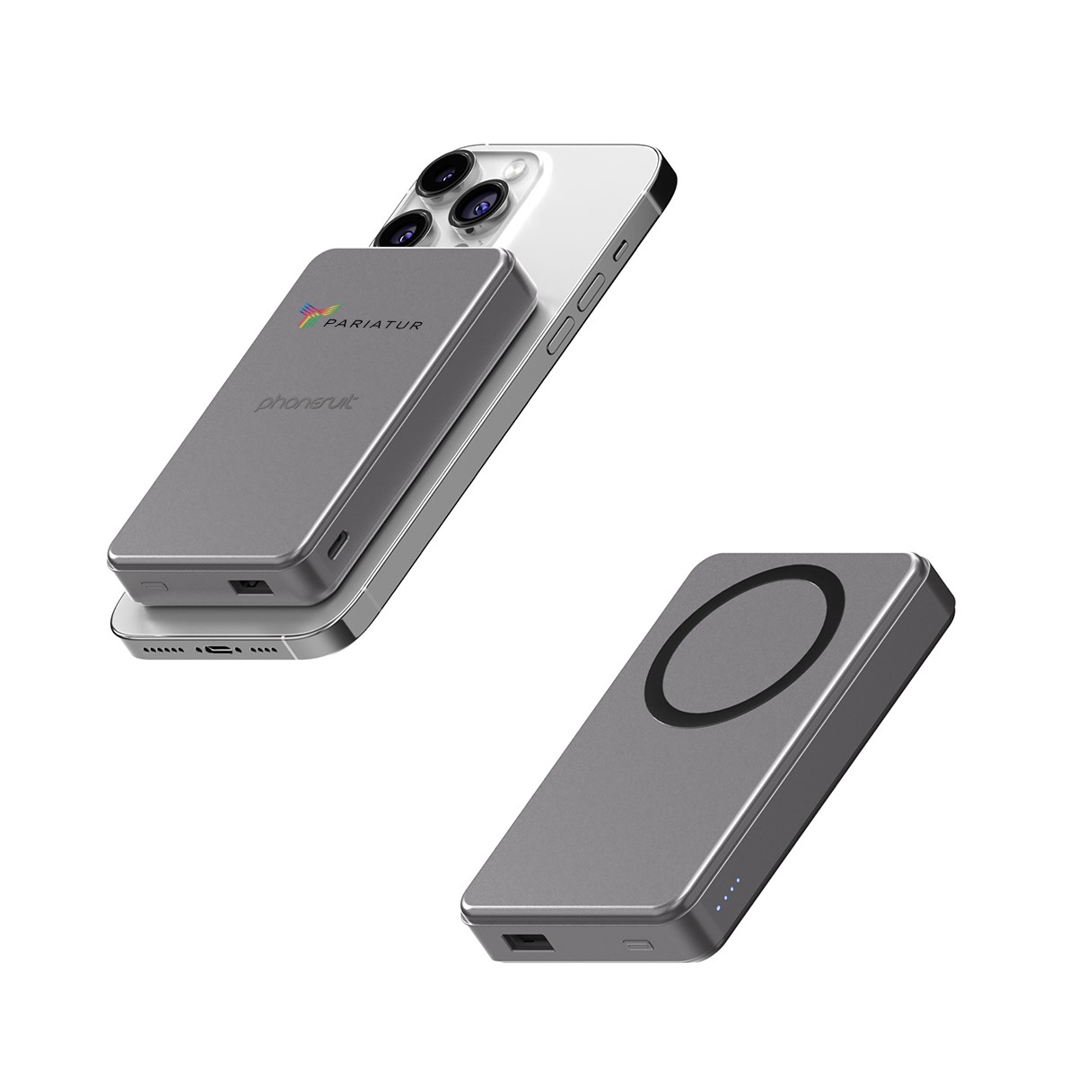 Picture of 10,000 Mah Phonesuit® Elite Mag Qi2 Wireless Battery Pack & Portable Pocket Charger