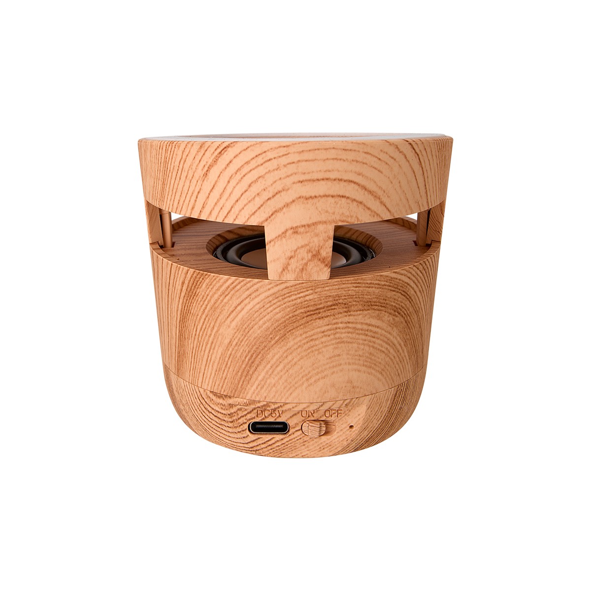 Picture of Woodgrain Wireless Charging Pad And Speaker 2.0