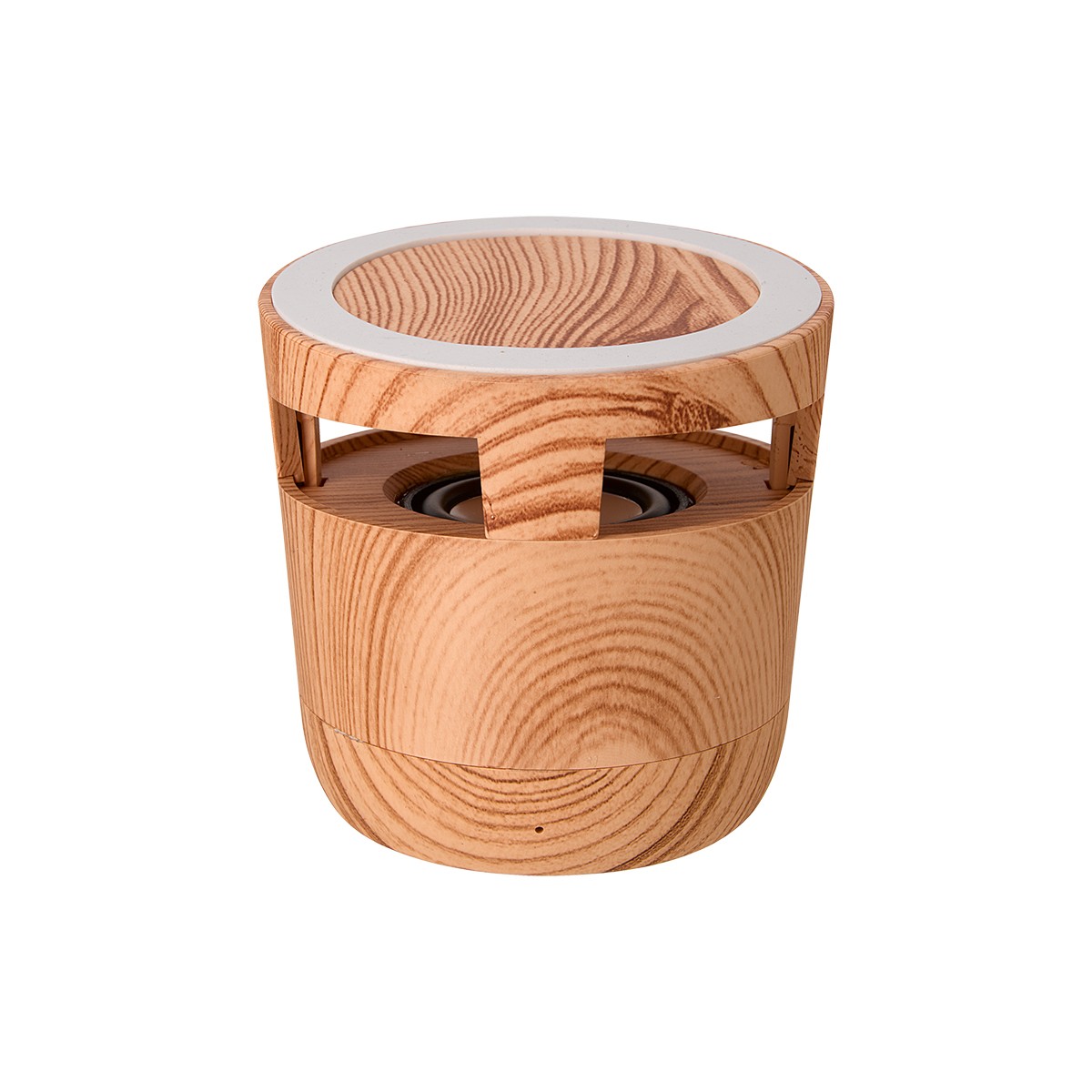Picture of Woodgrain Wireless Charging Pad And Speaker 2.0