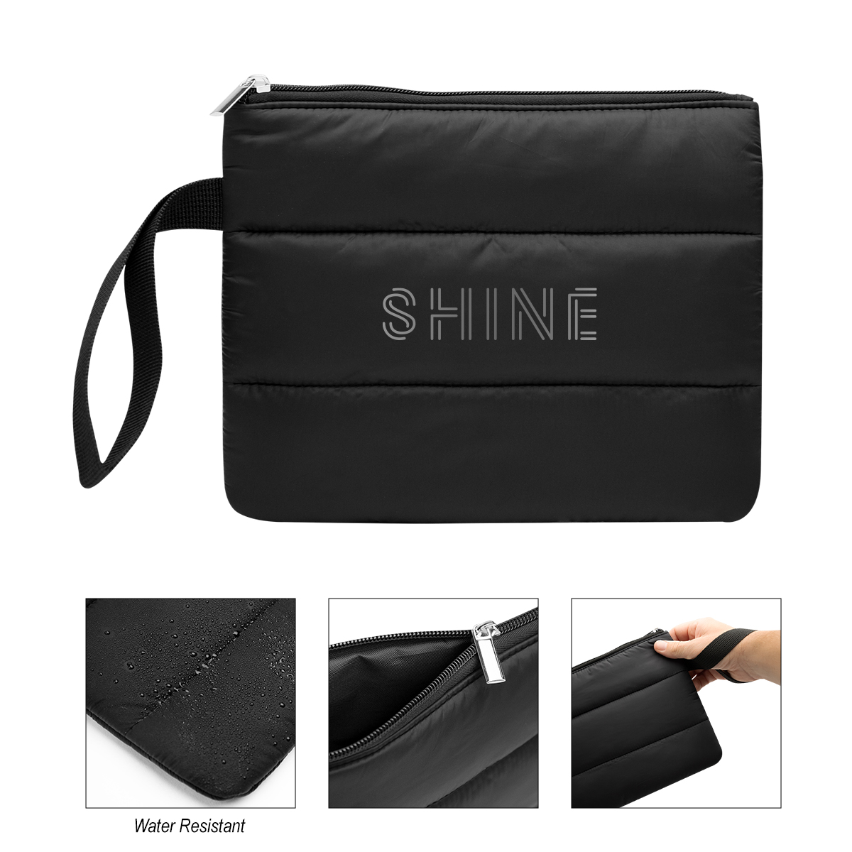Picture of Luxe Puffer Wristlet Pouch