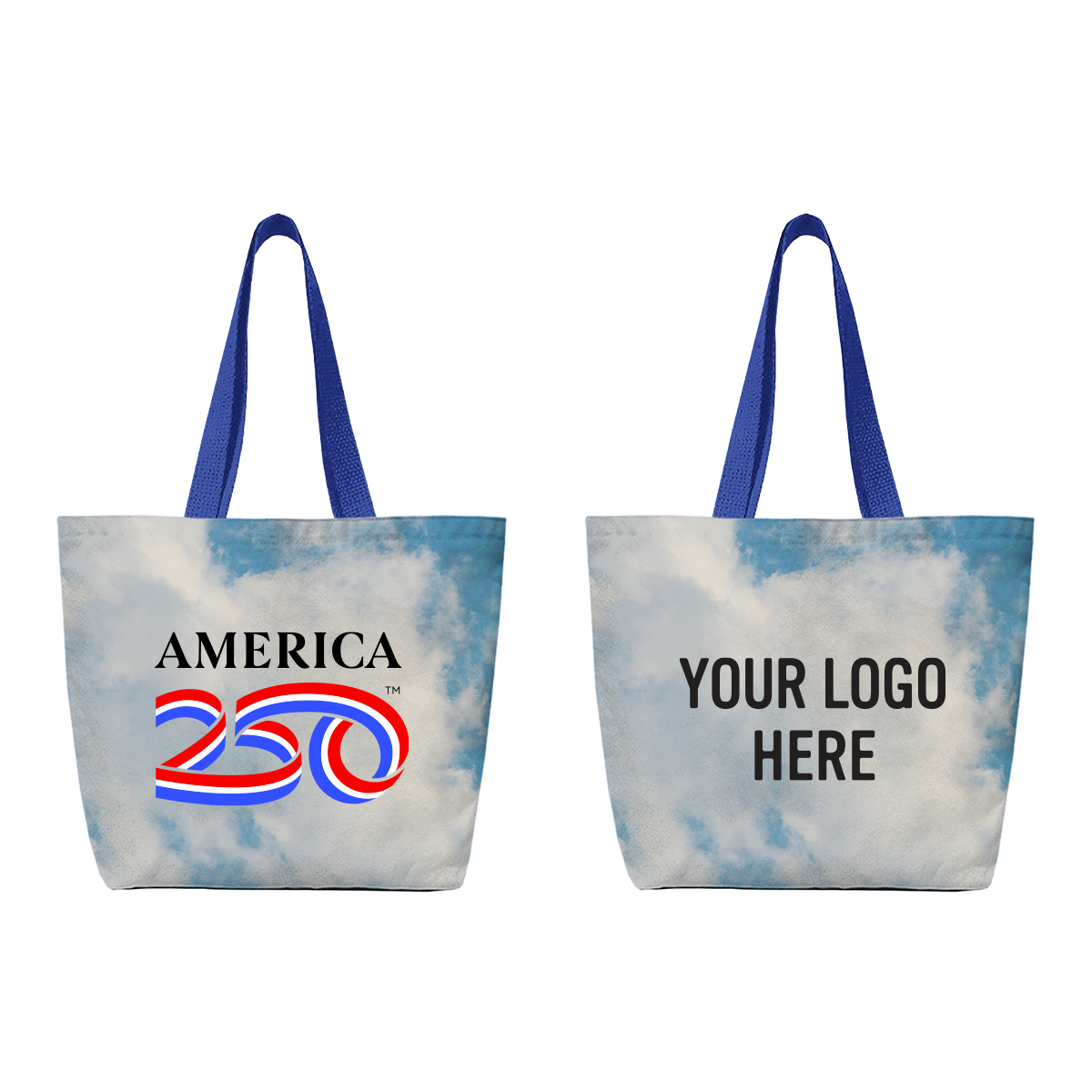 Picture of America250™ 14 Oz. Recycled Canvas Tote Bag