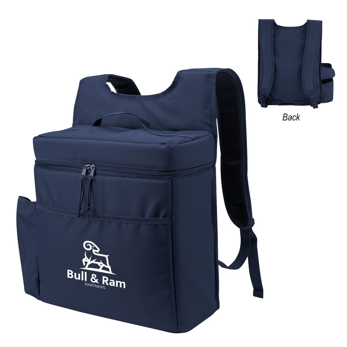 Picture of Corey 30 Can Cooler Backpack With Tumbler Pocket