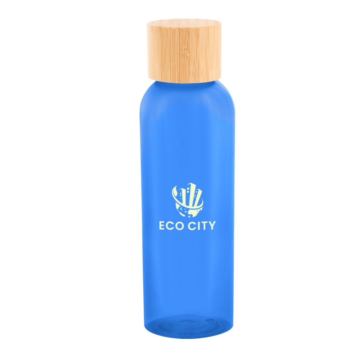 Picture of Kelly Rpet Bottle With Bamboo Lid