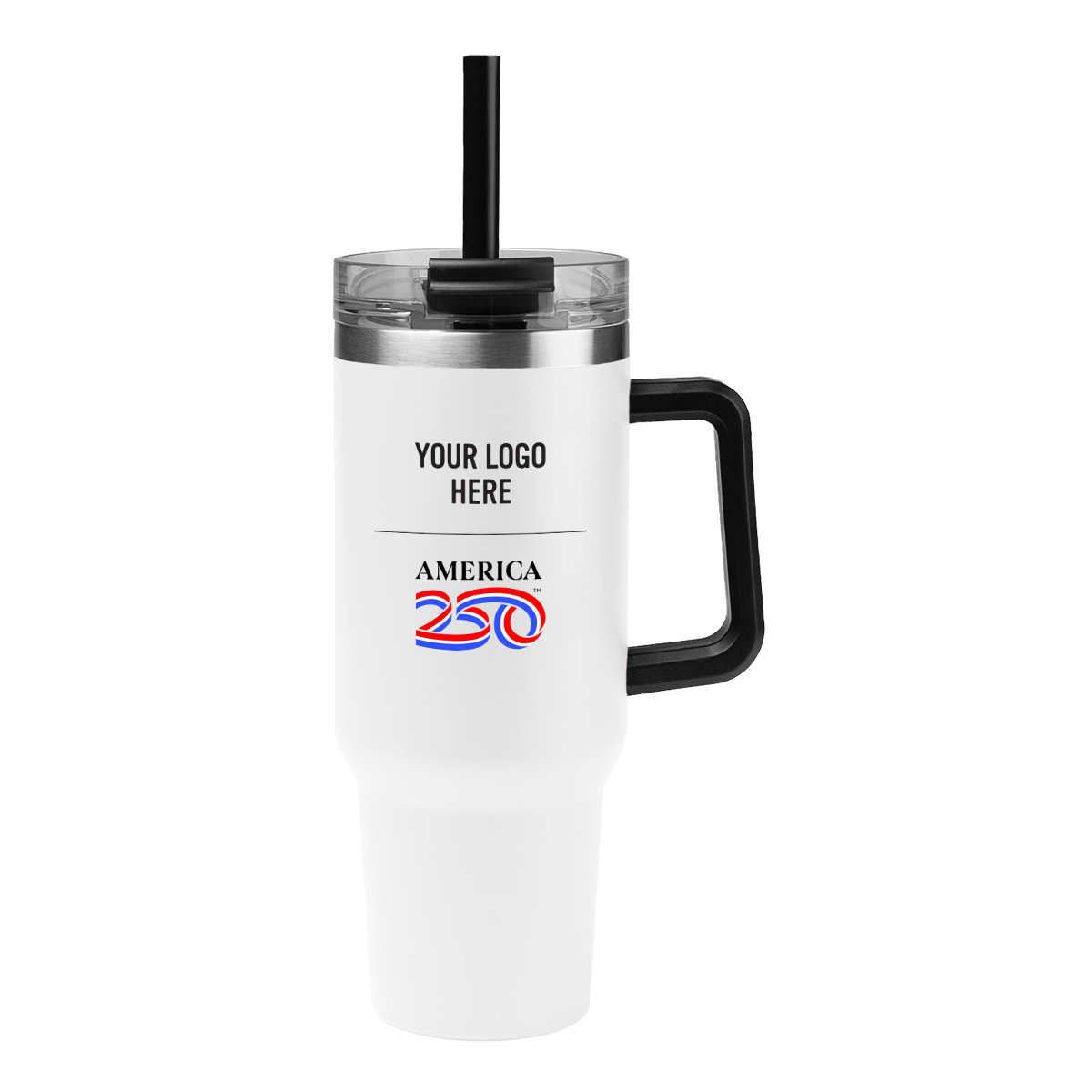 Picture of America250™ 40 Oz. Full Color Intrepid Stainless Steel Tumbler