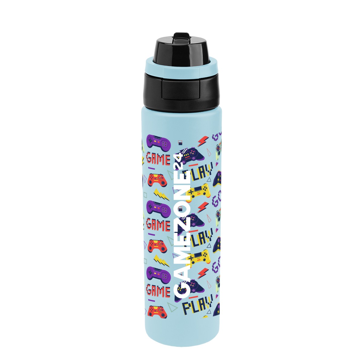 Picture of 24 Oz. Full Color Pop Sip & Chug Recycled Stainless Steel Bottle