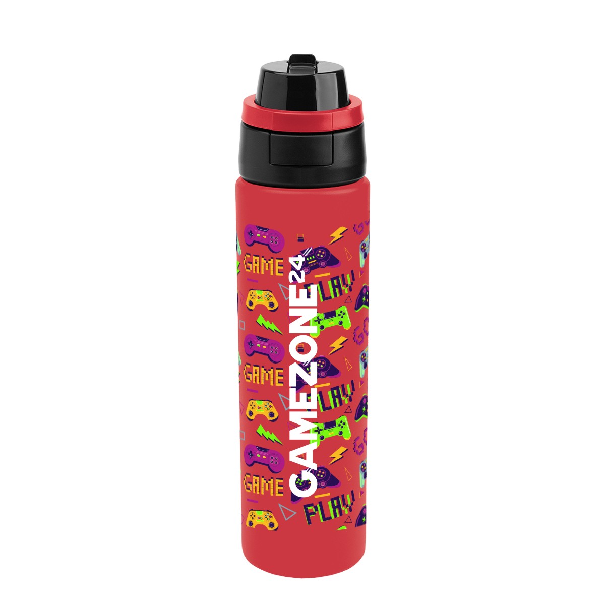 Picture of 24 Oz. Full Color Pop Sip & Chug Recycled Stainless Steel Bottle