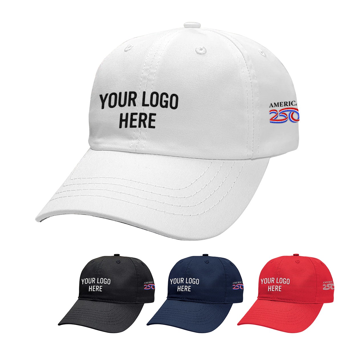 Picture of America250™ 6 Panel Unstructured Cap