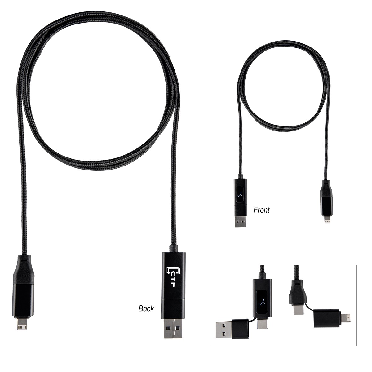 Picture of 100w Dual Input Fast Charging Cable