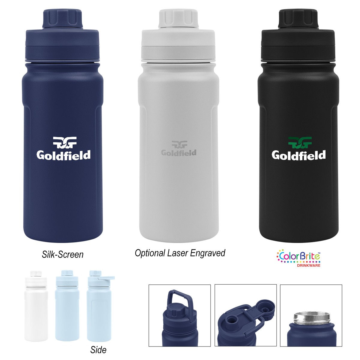 Picture of 18 Oz. Leslie Recycled Stainless Steel Bottle