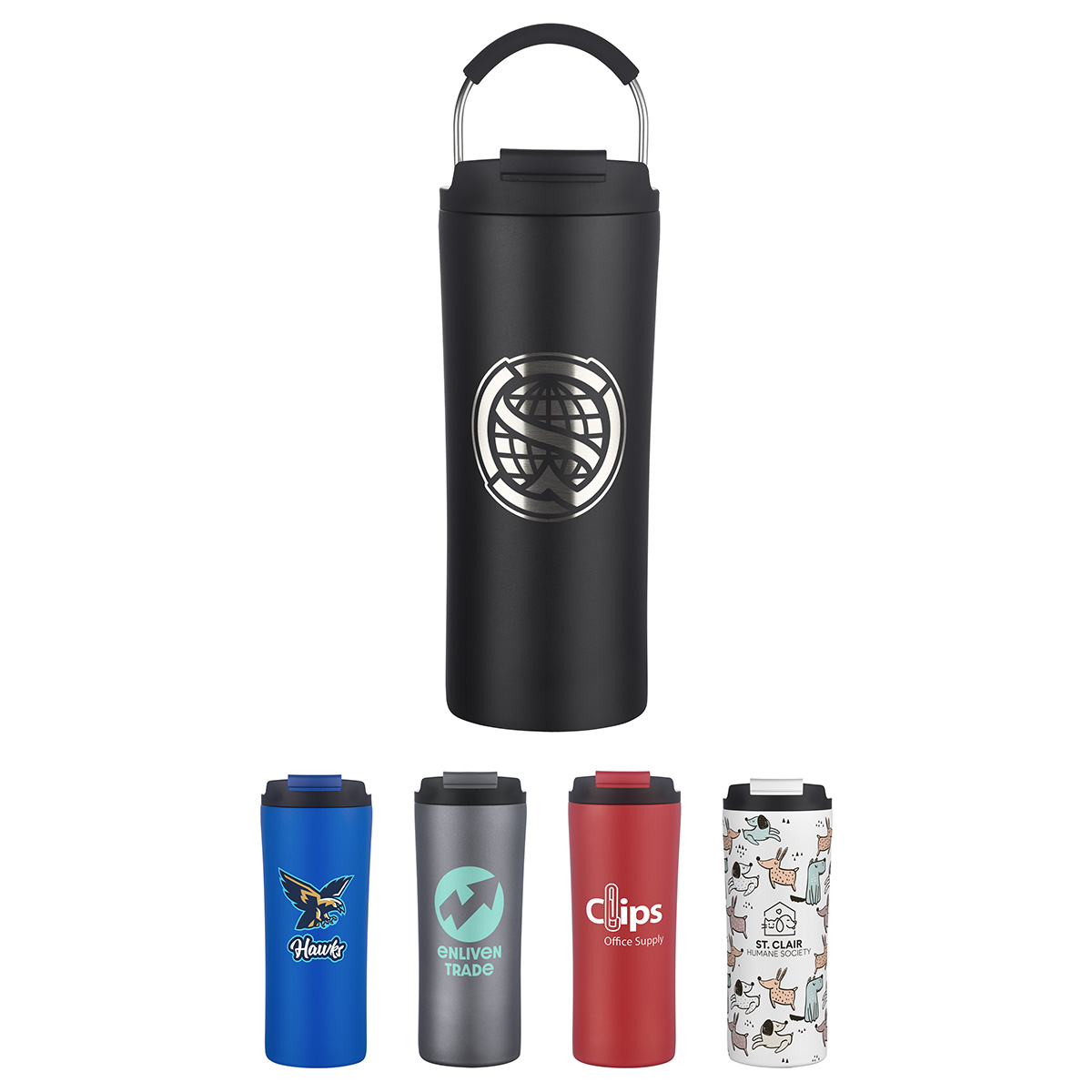Picture of Minos 21 oz Eco-Friendly 2-in-1 Vacuum Insulated Tumbler