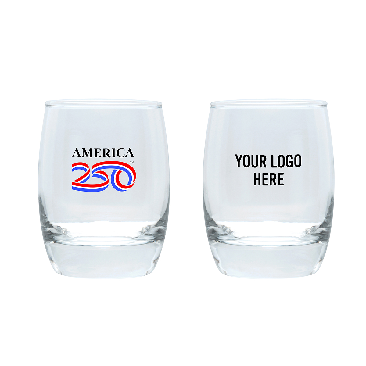 Picture of America250™ 6 Oz. Full Color Whiskey Glass