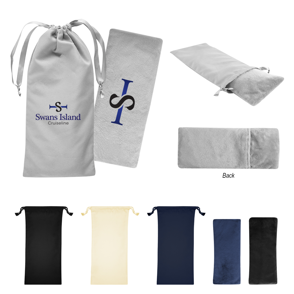 Picture of Eye Pillow With Polyester Drawstring Pouch