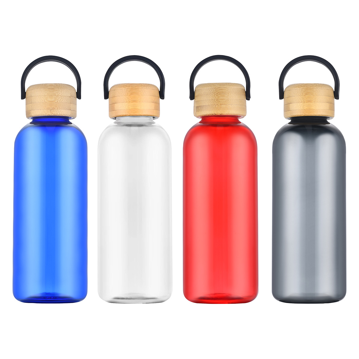 Picture of Sanzio 21 oz RPET Bottle with Bamboo Lid