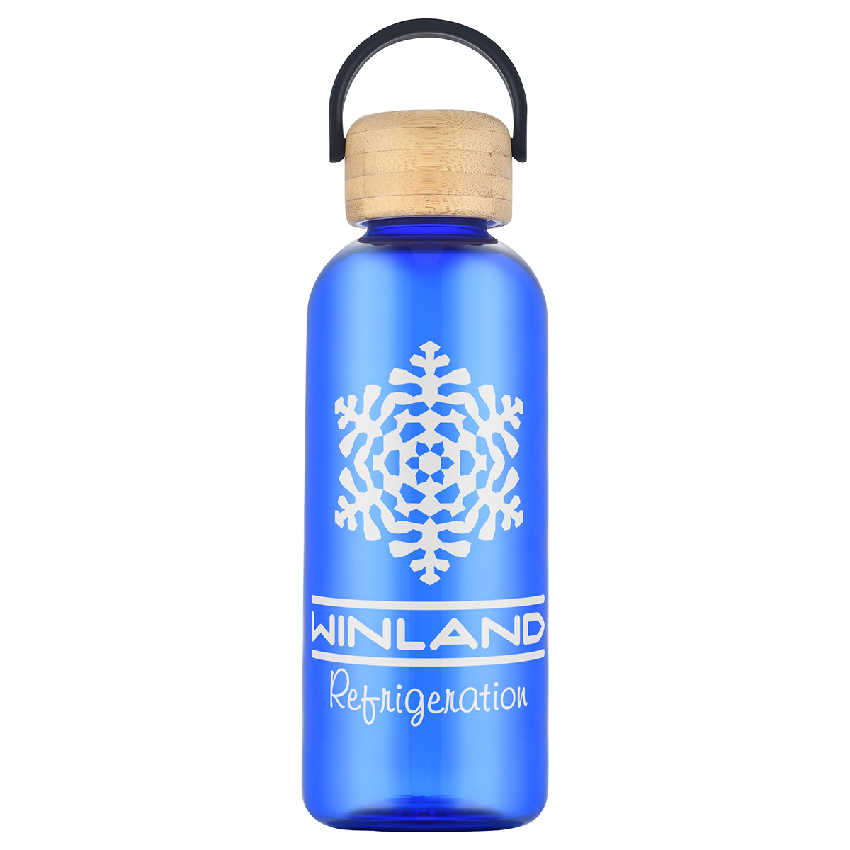Picture of Sanzio 21 oz RPET Bottle with Bamboo Lid