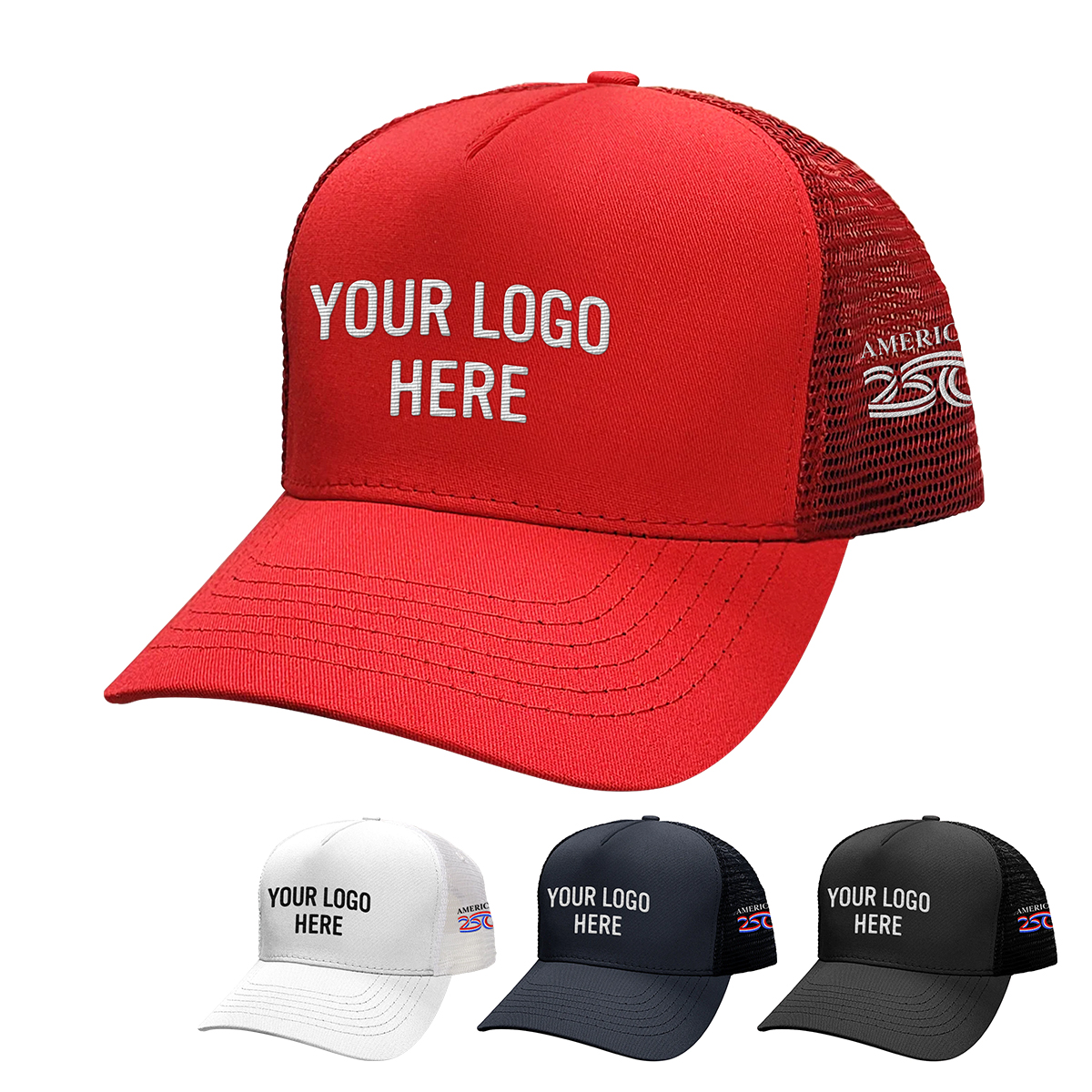Picture of America250™ 5 Panel Trucker Cap