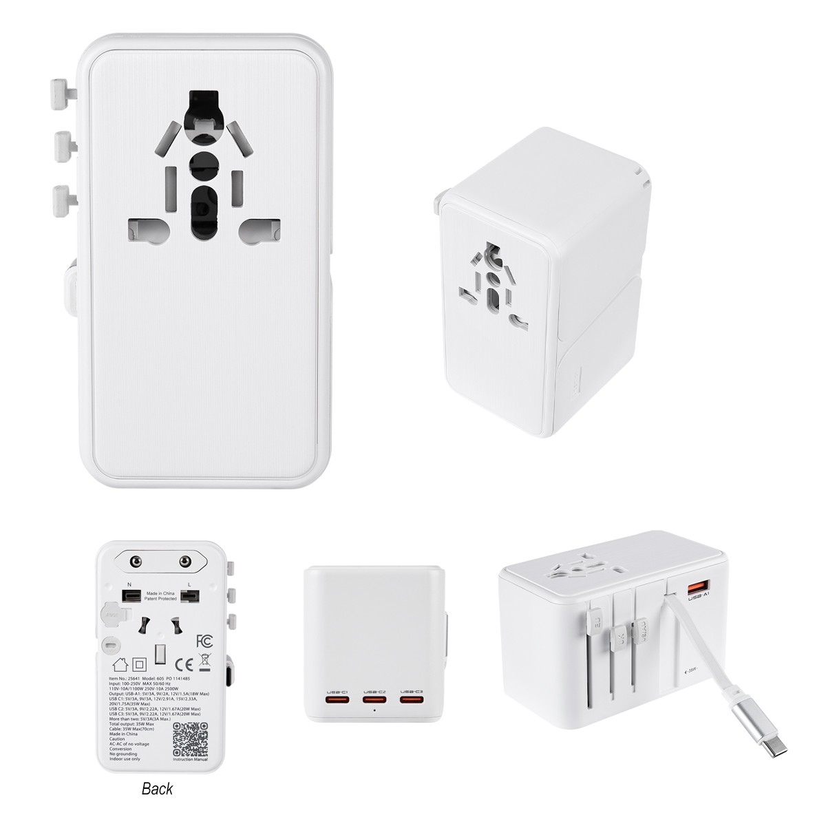 Picture of 35w International Travel Adapter & Charging Cable