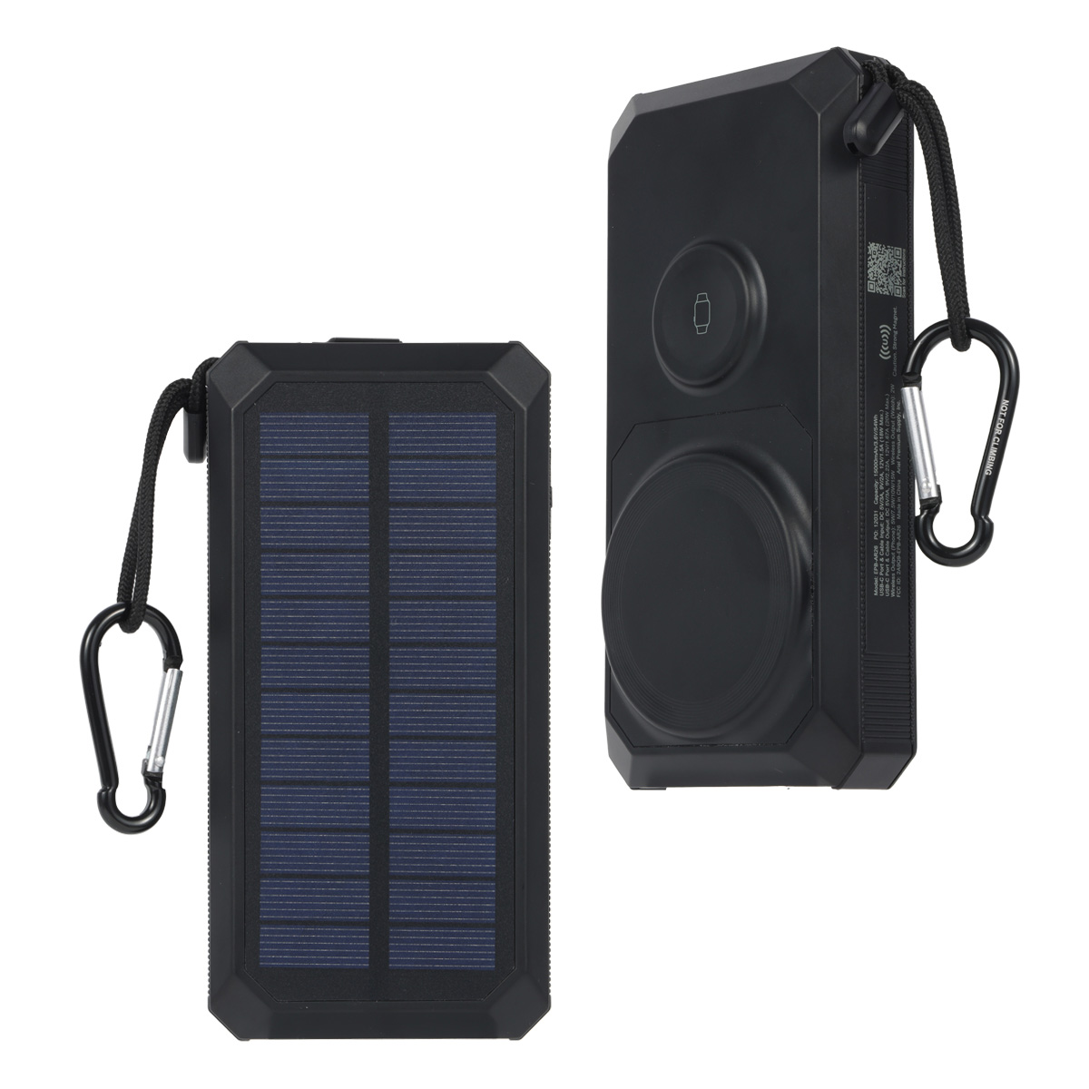 Picture of Array 15000mAh 20W Magnetic Wireless Power Bank with Solar Panel, Watch Cha