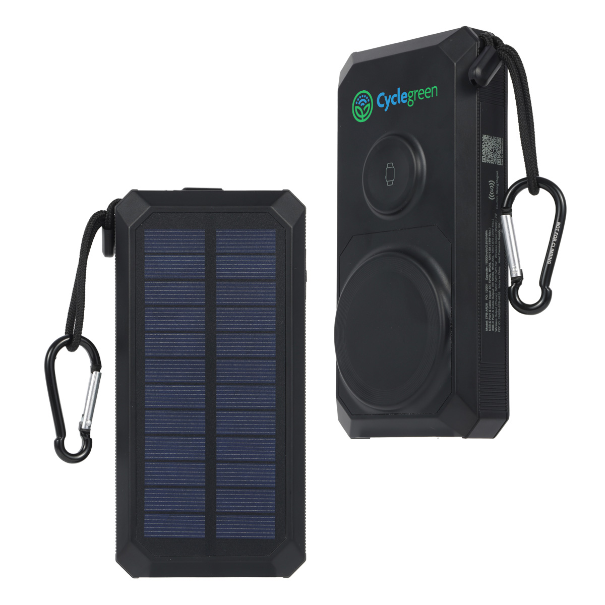 Picture of Array 15000mAh 20W Magnetic Wireless Power Bank with Solar Panel, Watch Cha