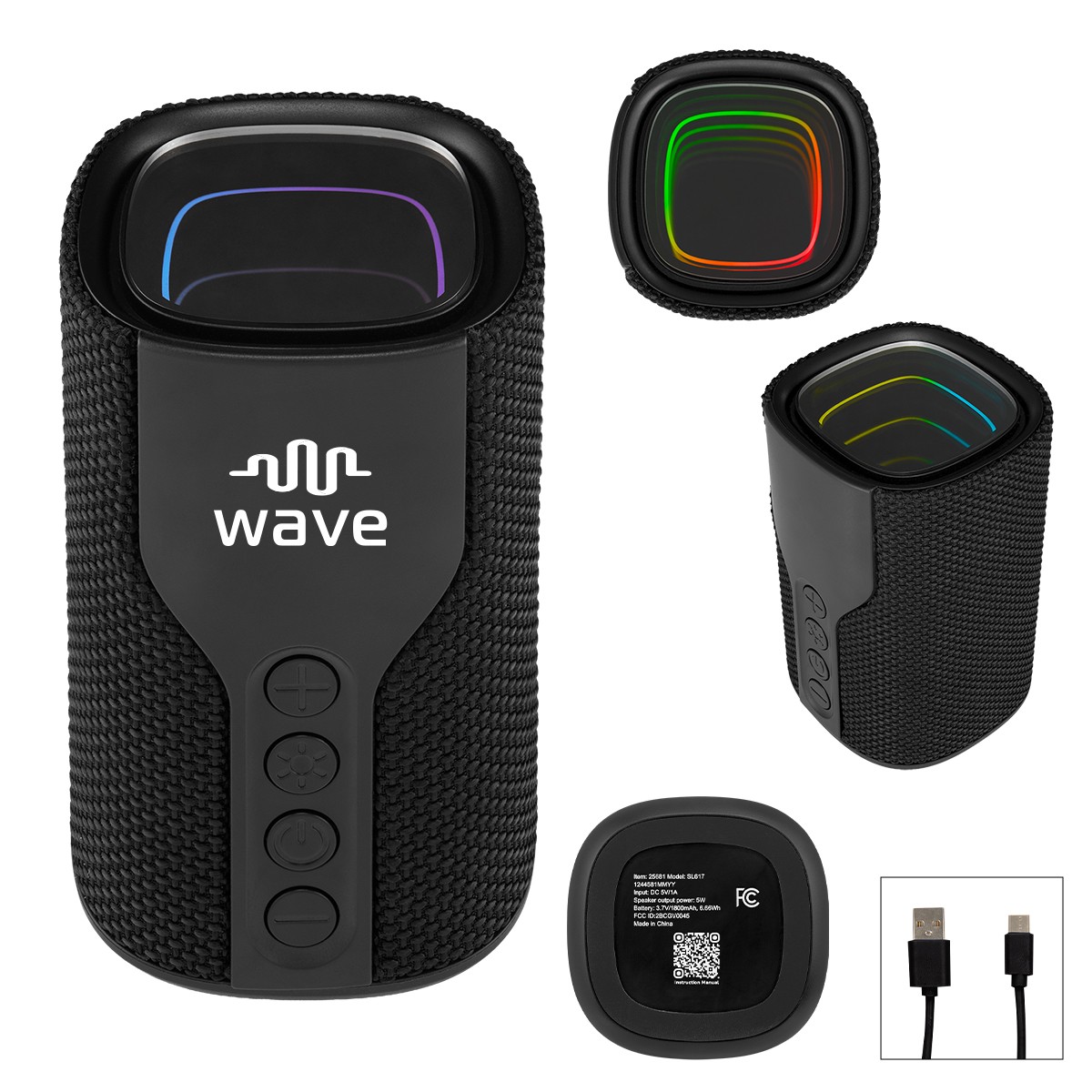 Picture of Abyss Rabs Light-up Mirror Speaker