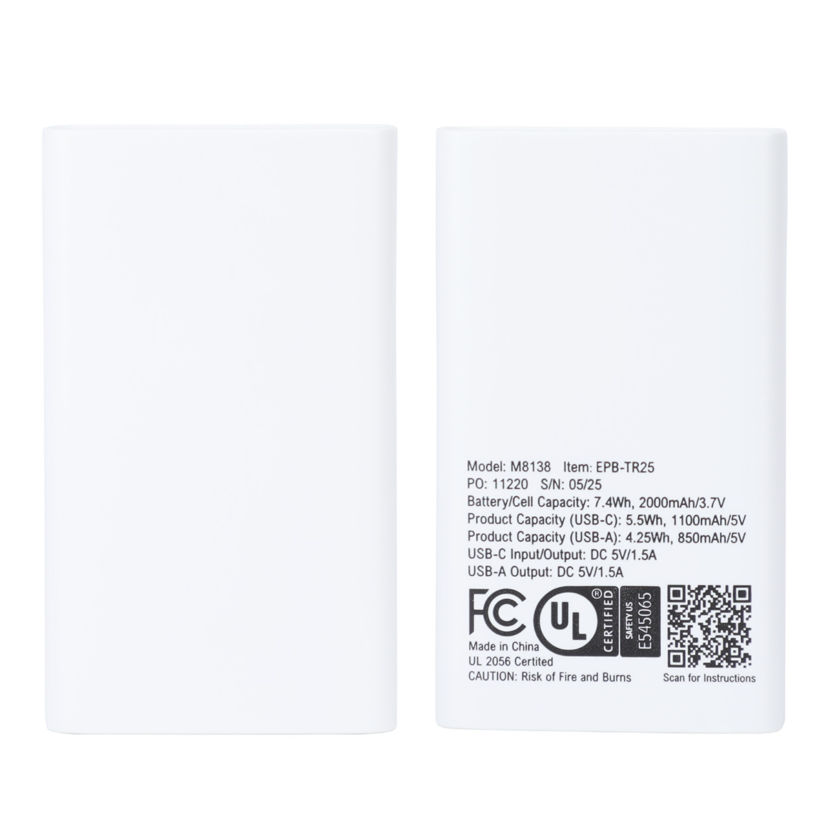 Picture of Triumph 2000mAh UL-Listed Power Bank