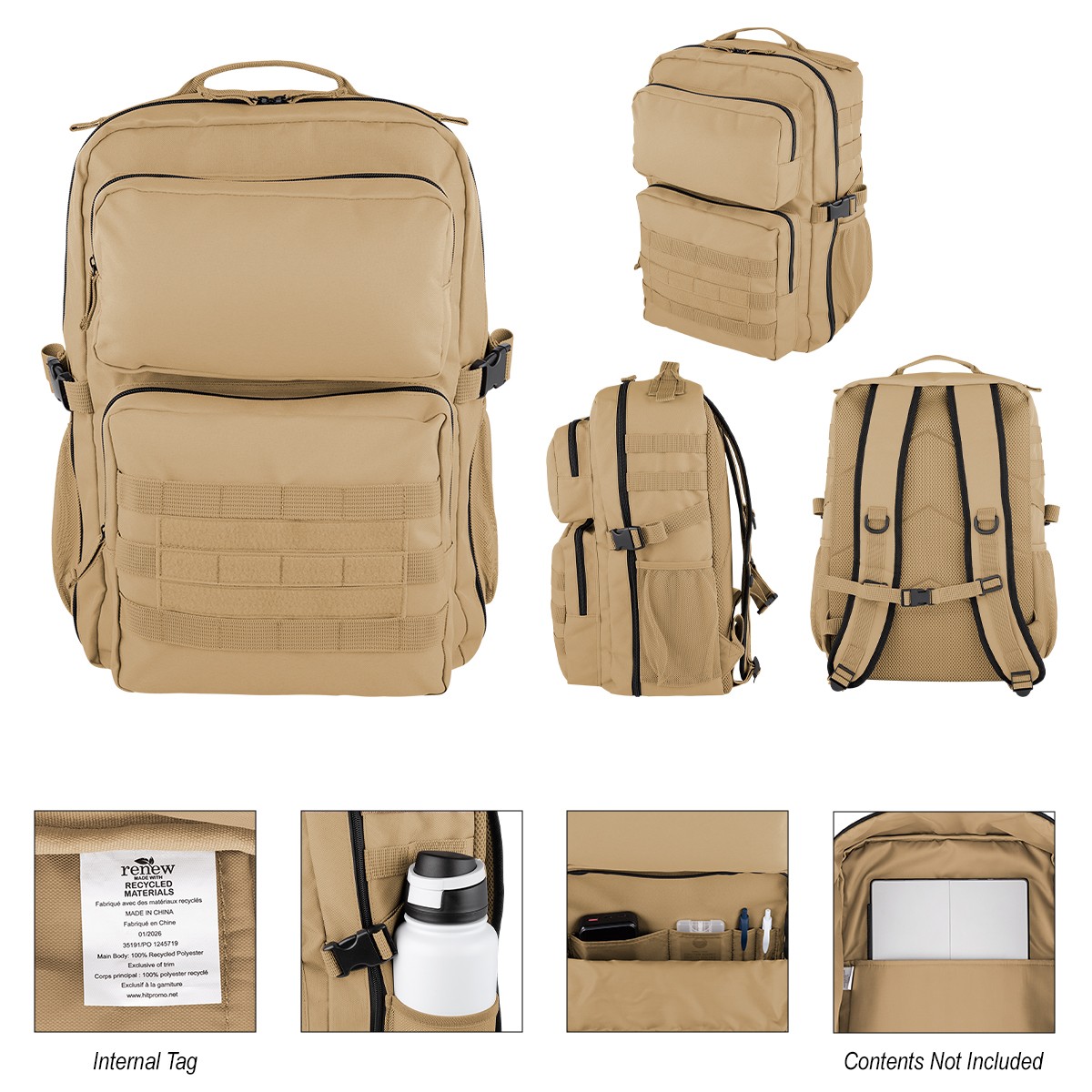 Picture of Kenny Rpet Tactical Laptop Backpack
