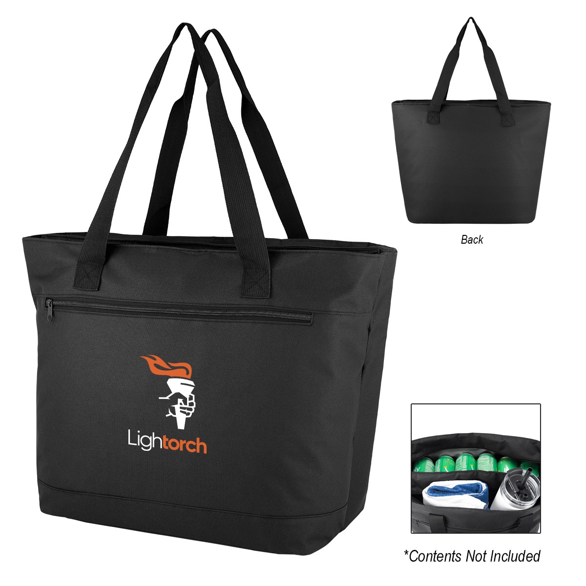 Picture of Chill Commuter Rpet 34 Can Split Cooler Tote Bag