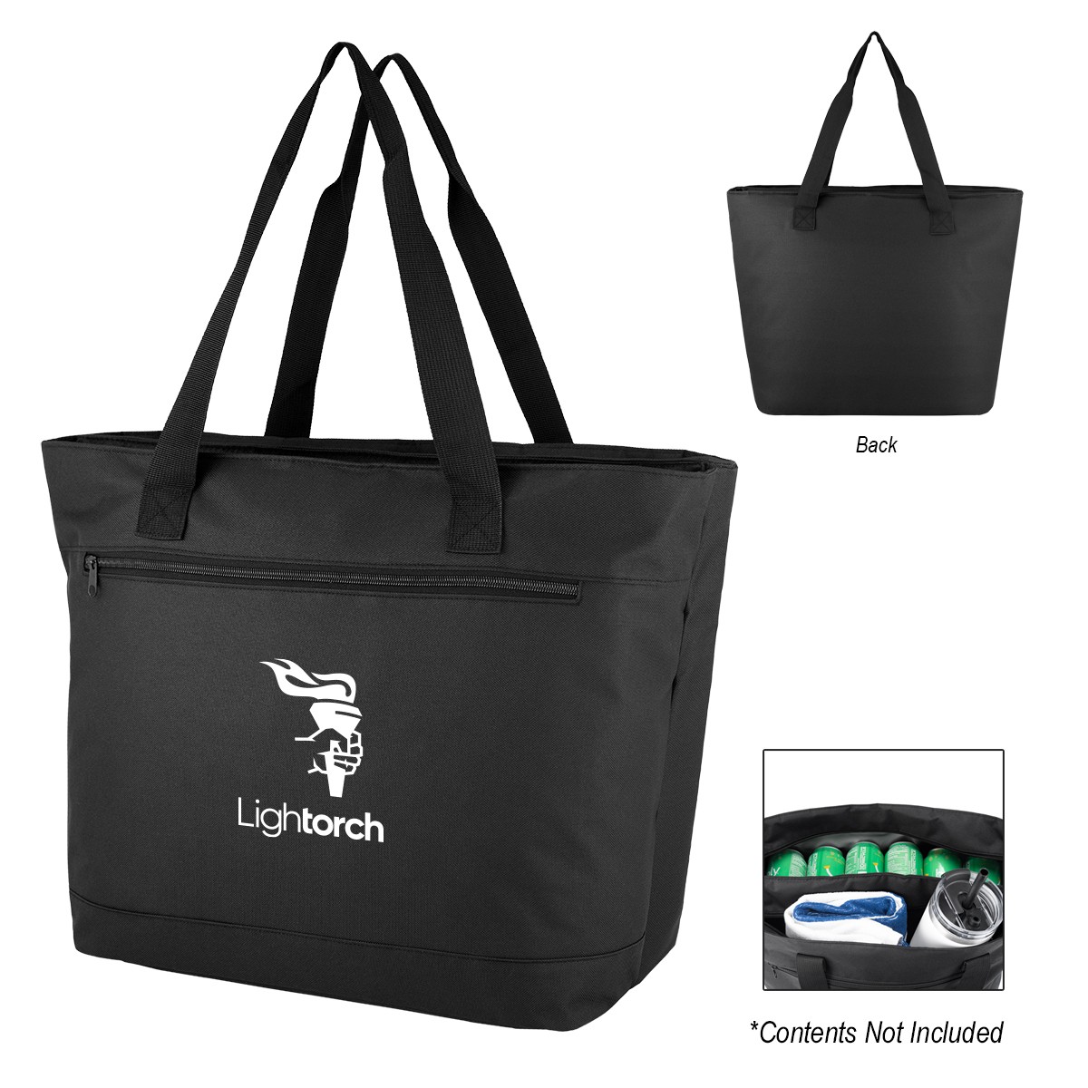 Picture of Chill Commuter Rpet 34 Can Split Cooler Tote Bag