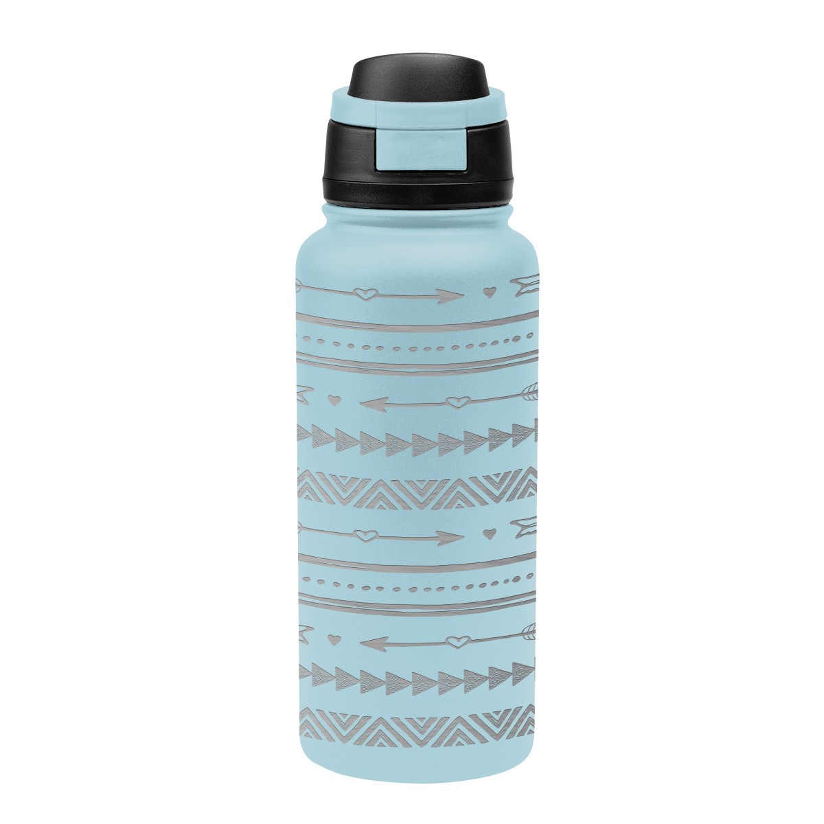 Picture of 32 Oz. Full Laser Pop Sip Recycled Stainless Steel Bottle