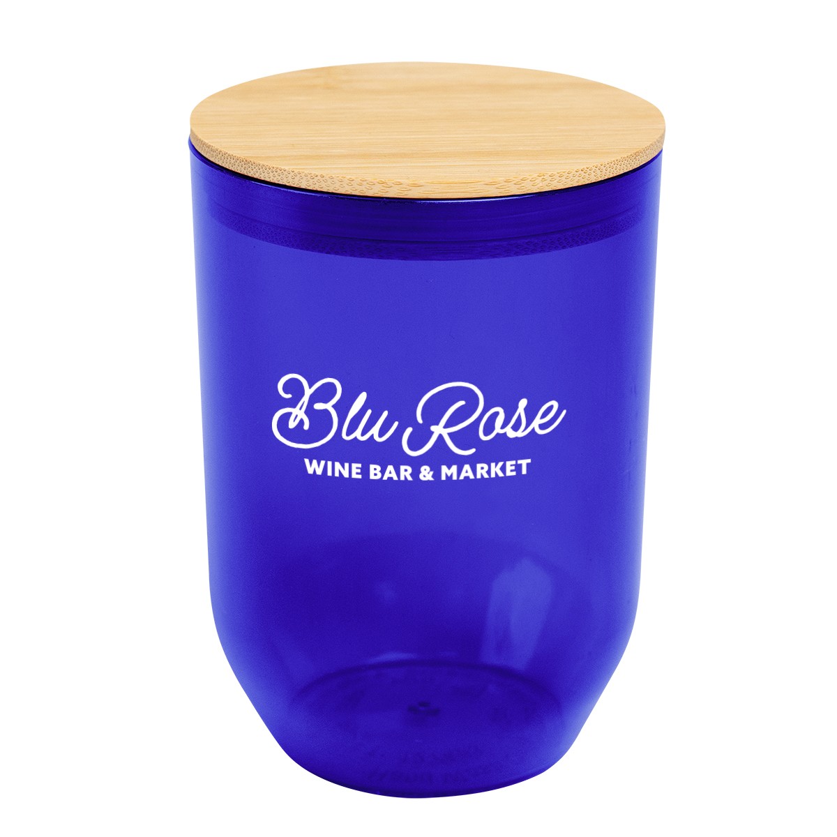 Picture of 12 Oz. Montrose Rpet Wine Tumbler With Bamboo Lid