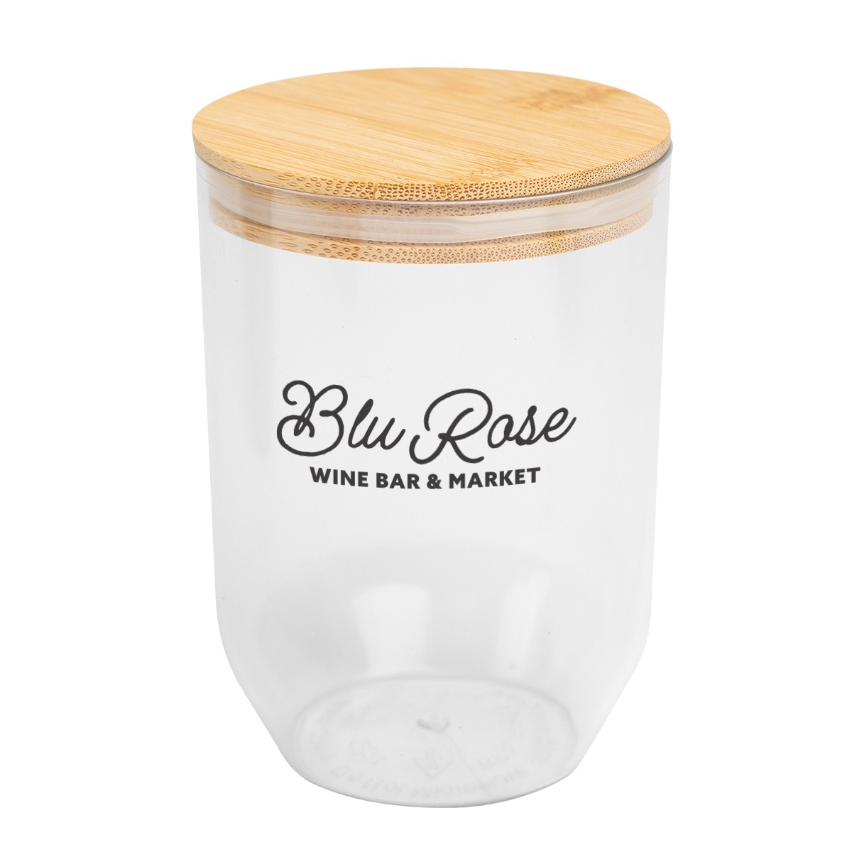 Picture of 12 Oz. Montrose Rpet Wine Tumbler With Bamboo Lid