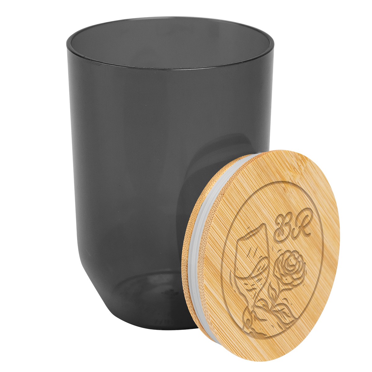 Picture of 12 Oz. Montrose Rpet Wine Tumbler With Bamboo Lid