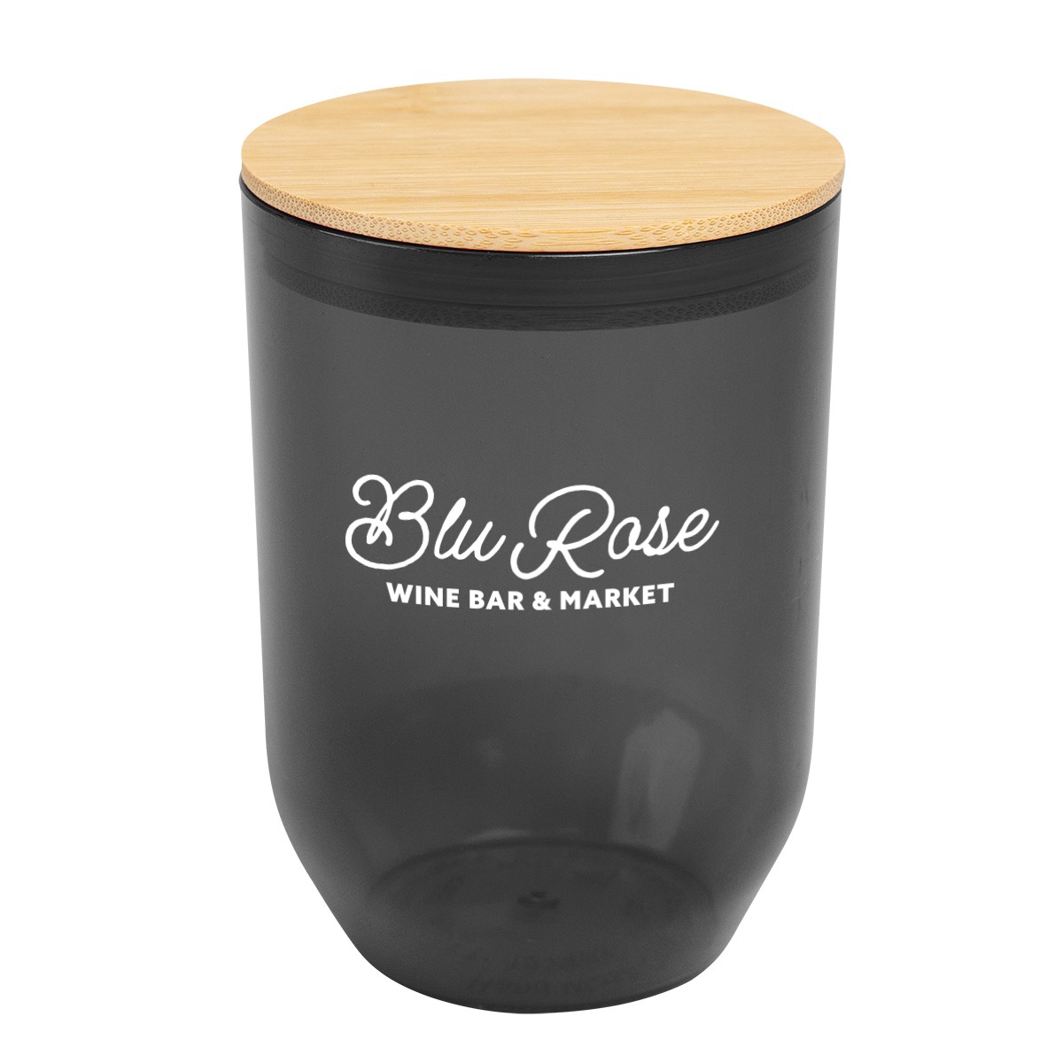 Picture of 12 Oz. Montrose Rpet Wine Tumbler With Bamboo Lid