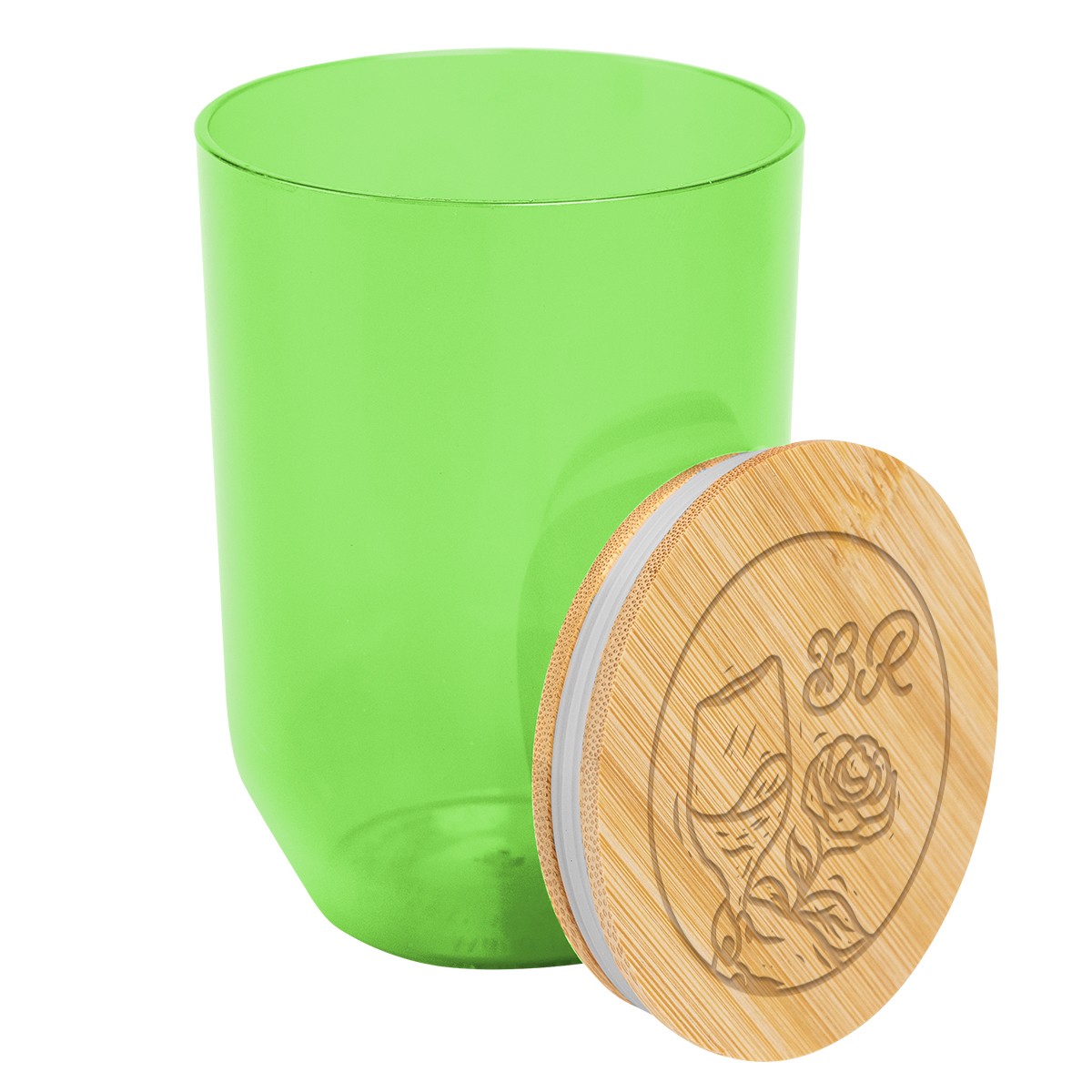 Picture of 12 Oz. Montrose Rpet Wine Tumbler With Bamboo Lid