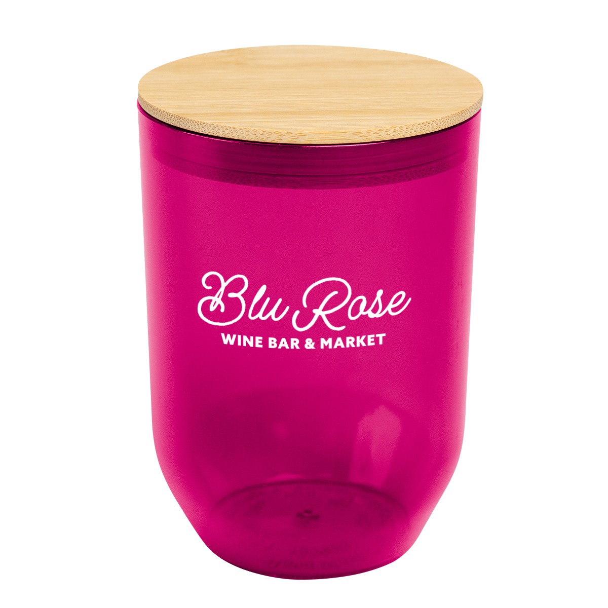 Picture of 12 Oz. Montrose Rpet Wine Tumbler With Bamboo Lid