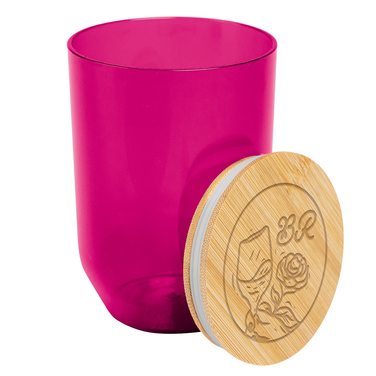 Picture of 12 Oz. Montrose Rpet Wine Tumbler With Bamboo Lid