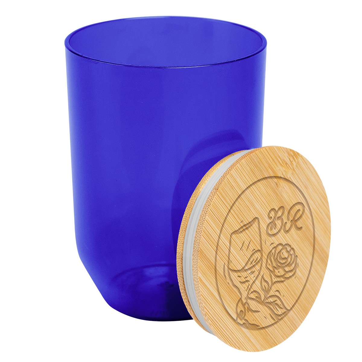 Picture of 12 Oz. Montrose Rpet Wine Tumbler With Bamboo Lid