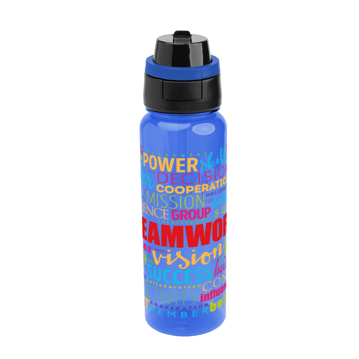 Picture of 32 Oz. Full Color Pop Sip & Chug Rpet Bottle