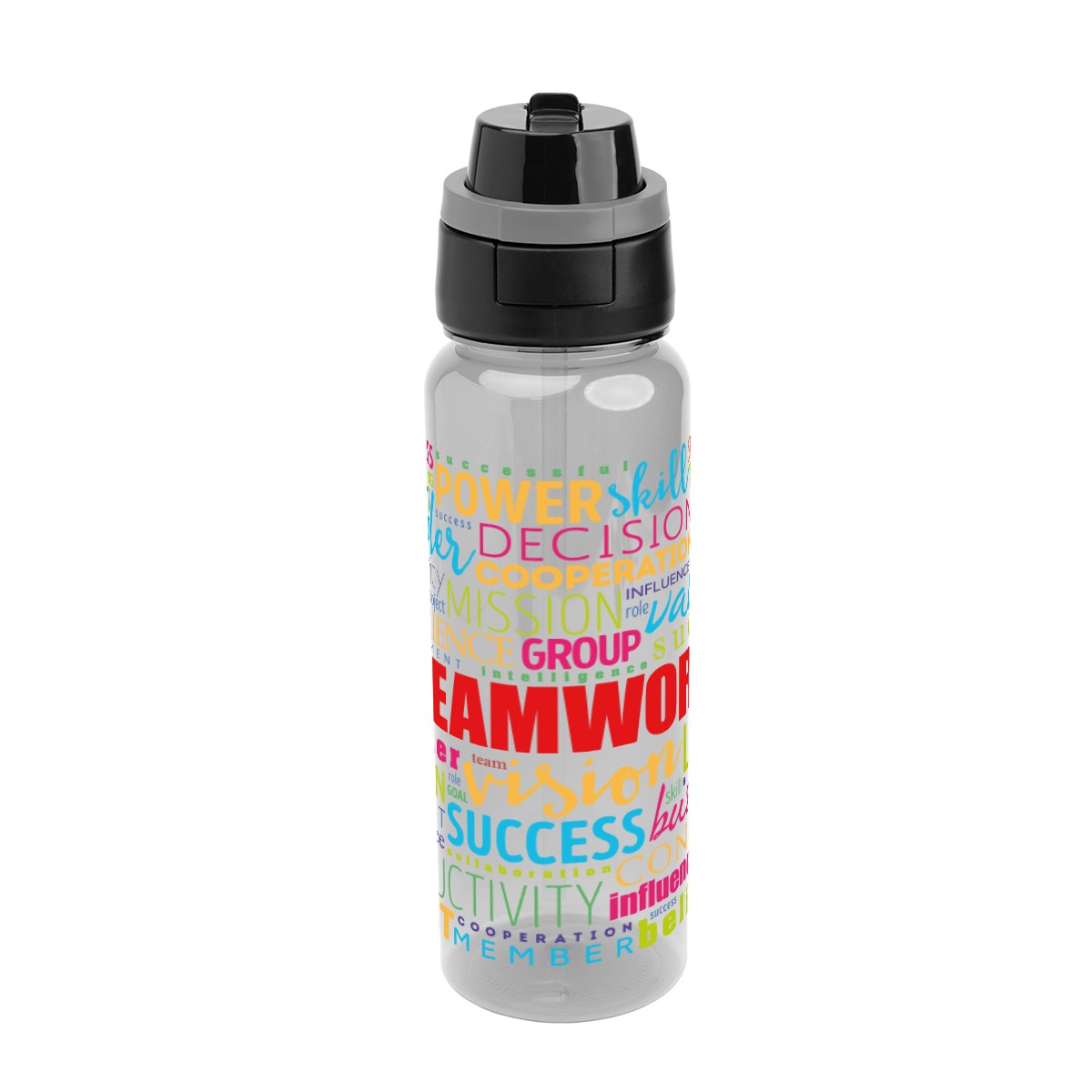 Picture of 32 Oz. Full Color Pop Sip & Chug Rpet Bottle